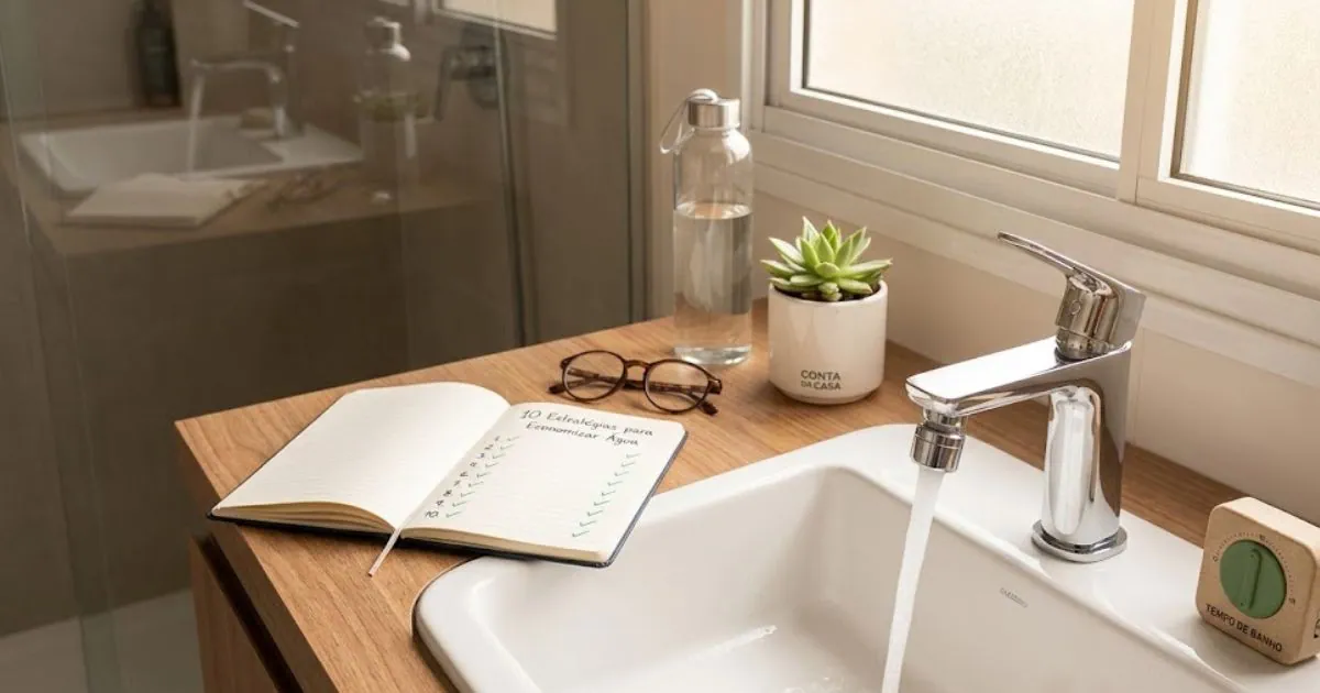 Como economizar água em casa utilizando métodos inteligentes na cozinha e banheiro