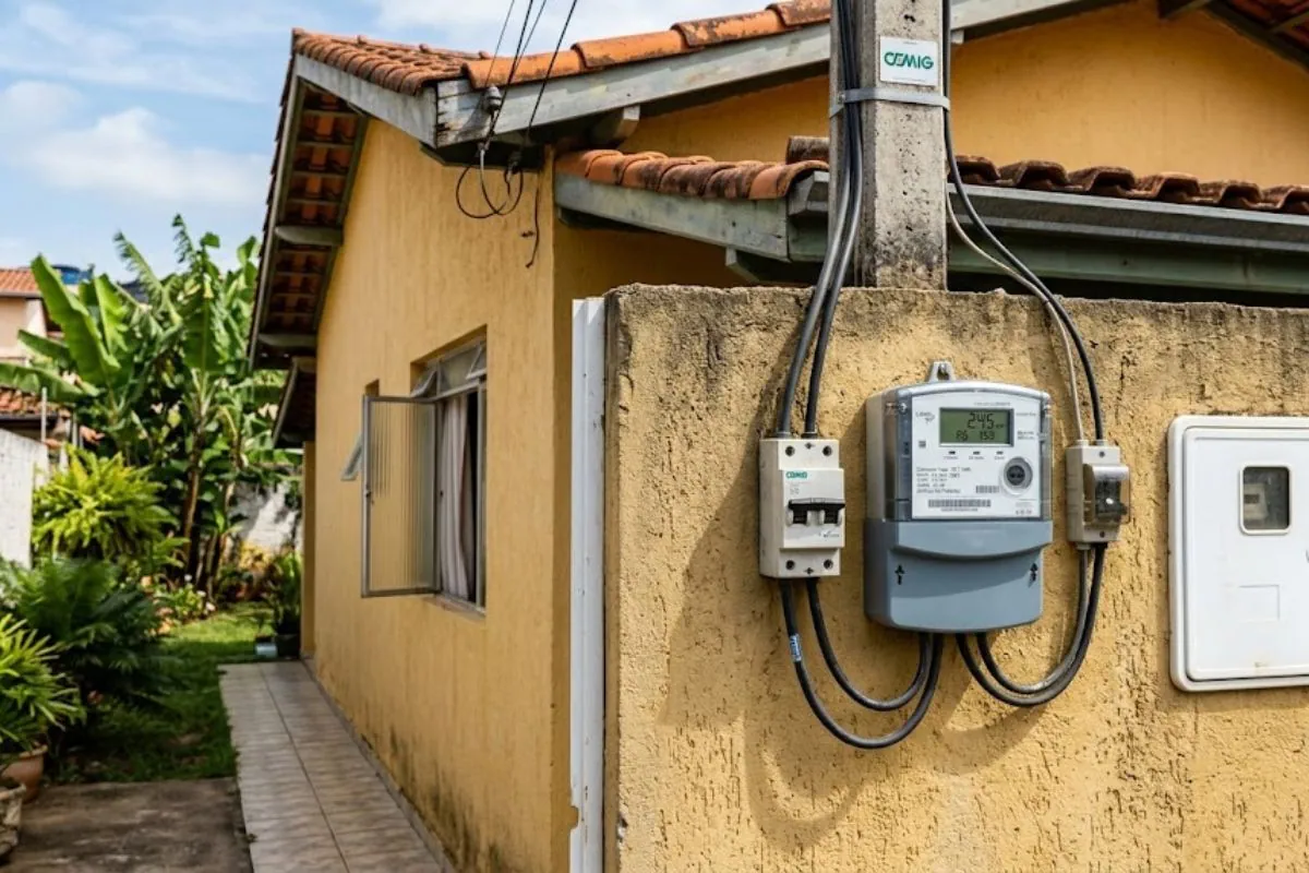 sensor de consumo de energia monitorando gasto em casa