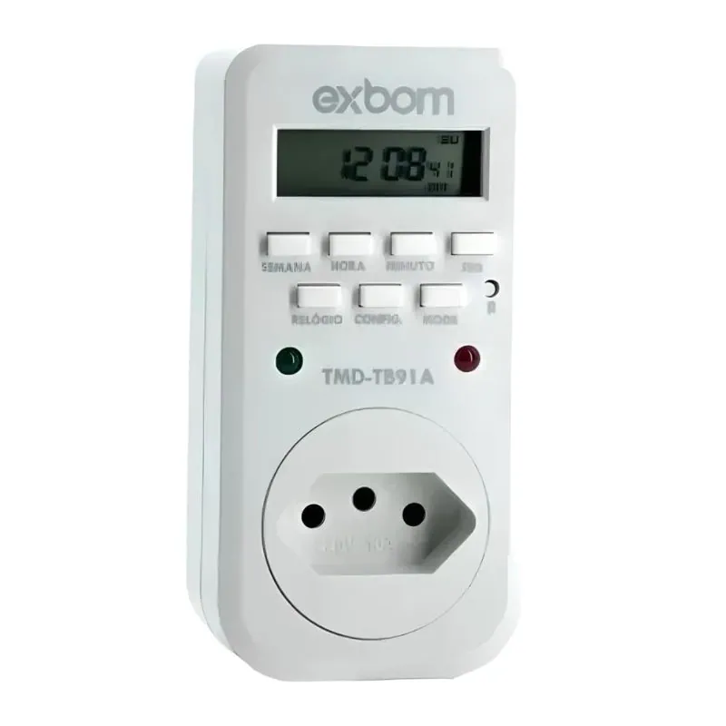 Timer digital Exbom para economia de energia